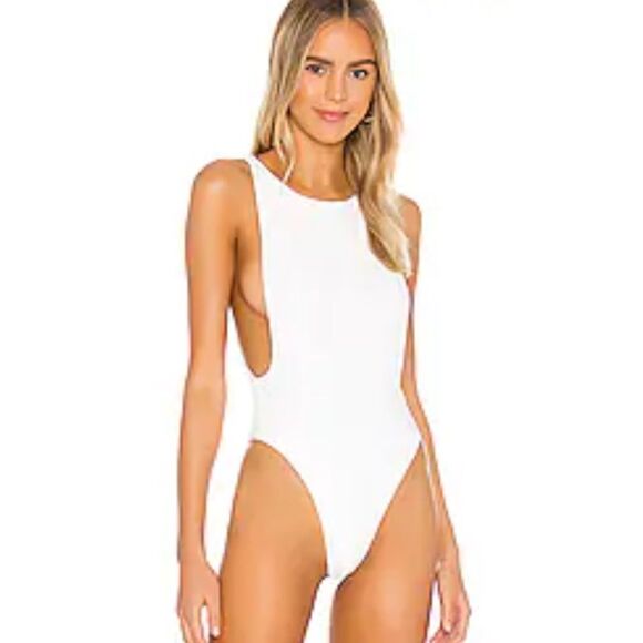 NWT Lovewave The Kerr One Piece in White XXS Revolve - Picture 1 of 11